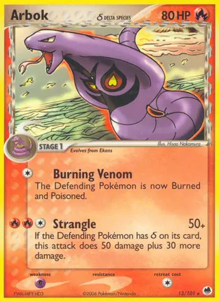 Carta Arbok δ