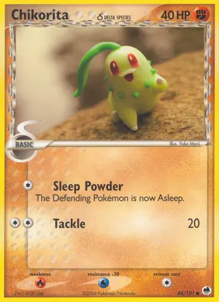 Carta Chikorita δ