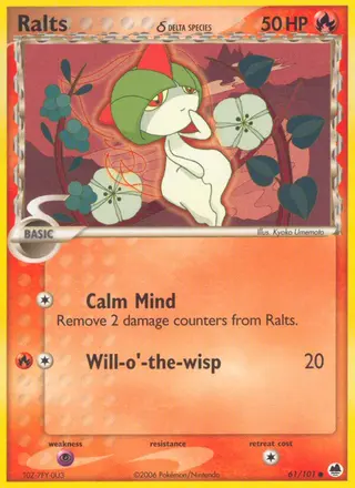 Carta Ralts δ