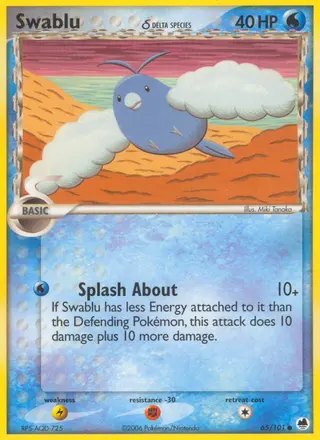 Carta Swablu δ