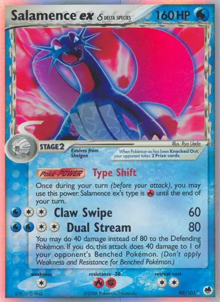Carta Salamence ex δ
