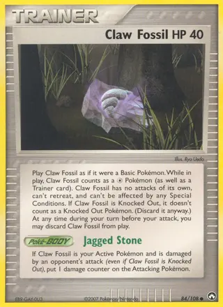 Carta Claw Fossil