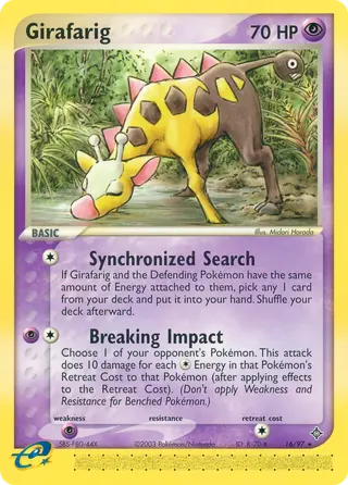 Carta Girafarig