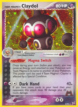 Carta Team Magma's Claydol