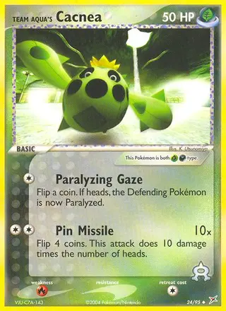 Carta Team Aqua's Cacnea
