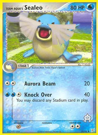 Carta Team Aqua's Sealeo