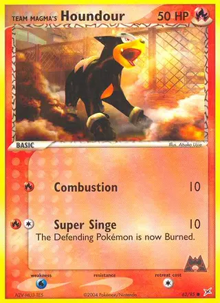 Carta Team Magma's Houndour
