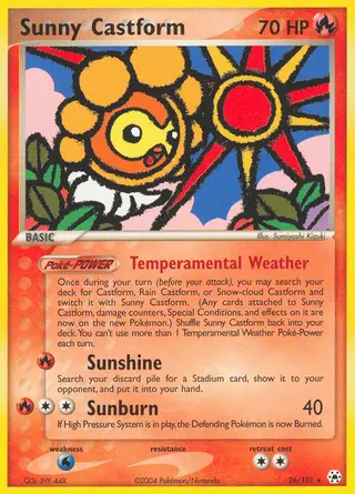 Carta Sunny Castform