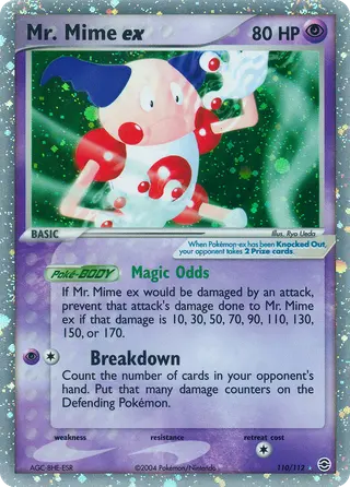Carta Mr. Mime ex