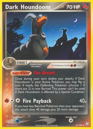 Carta Dark Houndoom