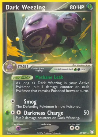 Carta Dark Weezing