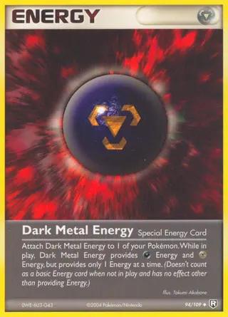 Carta Dark Metal Energy