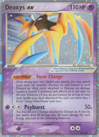 Carta Deoxys ex