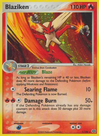 Carta Blaziken