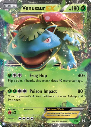 Carta Venusaur EX