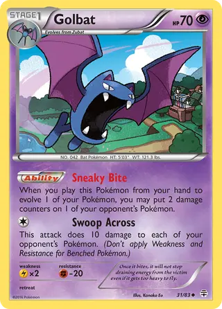 Carta Golbat