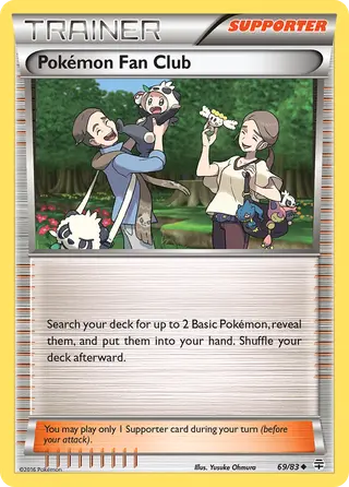 Carta Pokémon Fan Club