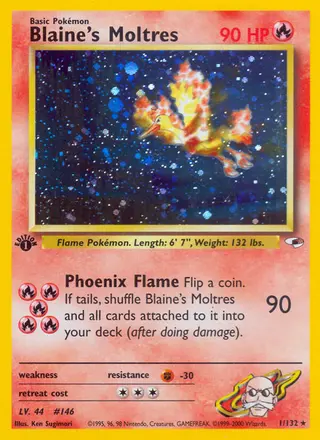 Carta Blaine's Moltres