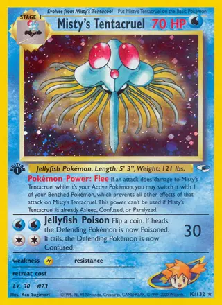 Carta Misty's Tentacruel