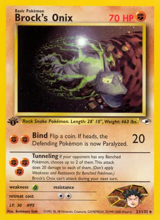 Carta Brock's Onix