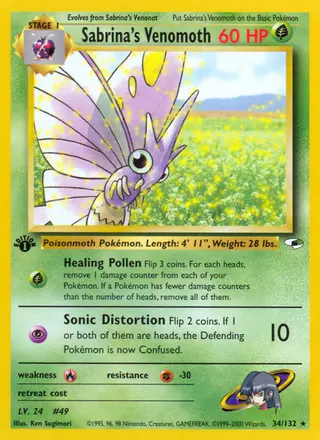 Carta Sabrina's Venomoth
