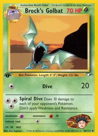 Carta Brock's Golbat