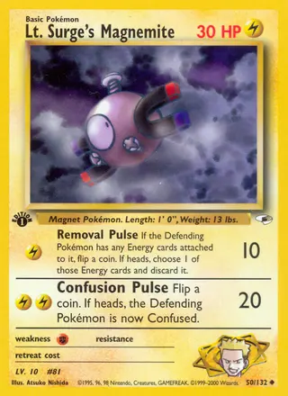 Carta Lt. Surge's Magnemite