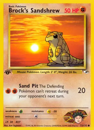 Carta Brock's Sandshrew