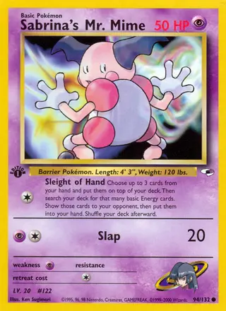 Carta Sabrina's Mr. Mime