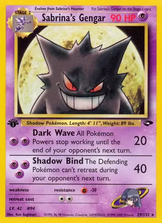 Carta Sabrina's Gengar