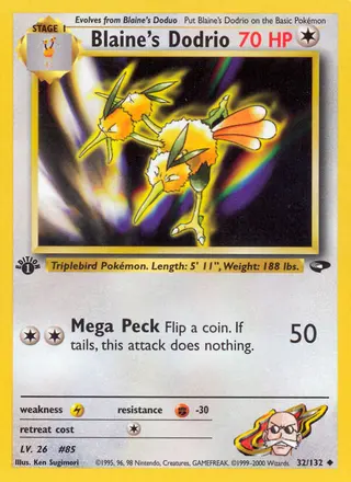 Carta Blaine's Dodrio