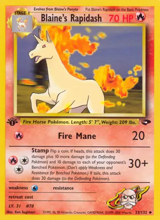 Carta Blaine's Rapidash