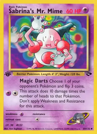 Carta Sabrina's Mr. Mime