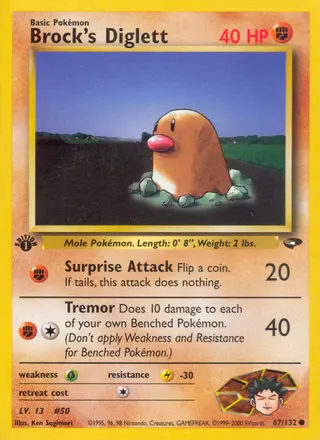 Carta Brock's Diglett