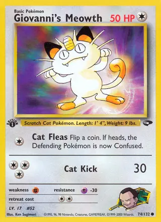 Carta Giovanni's Meowth