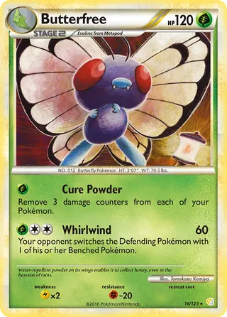 Carta Butterfree