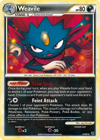 Carta Weavile