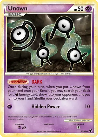 Carta Unown