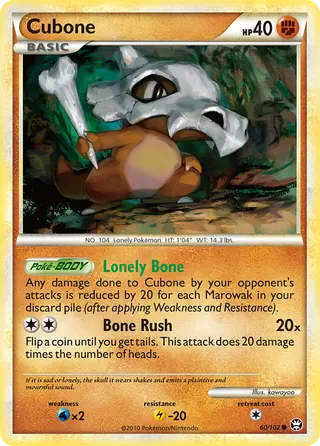 Carta Cubone