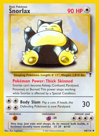 Carta Snorlax