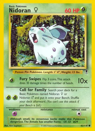 Carta Nidoran♀