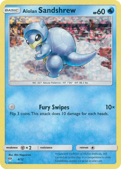 Carta Alolan Sandshrew
