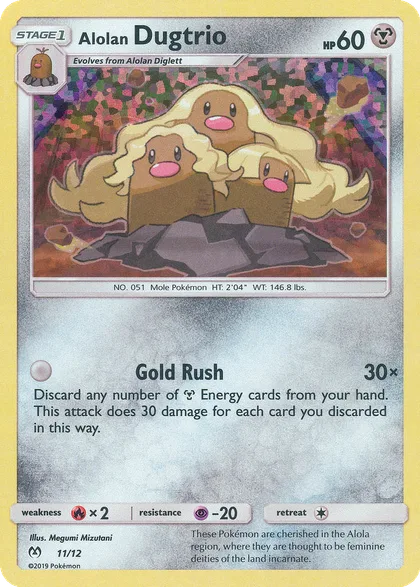 Carta Alolan Dugtrio