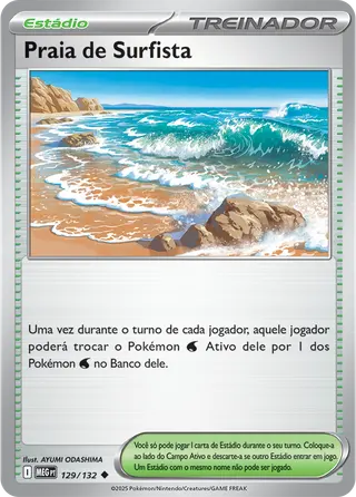 Carta Praia de Surfista