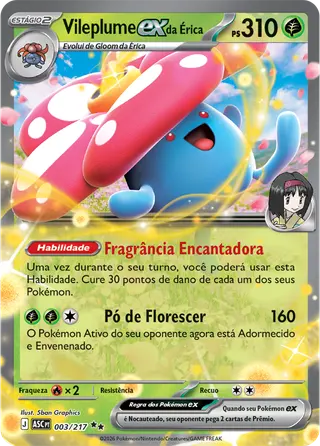 Carta Vileplume ex da Érica