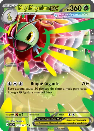 Carta Mega Meganium ex