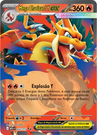 Carta Mega Charizard Y ex