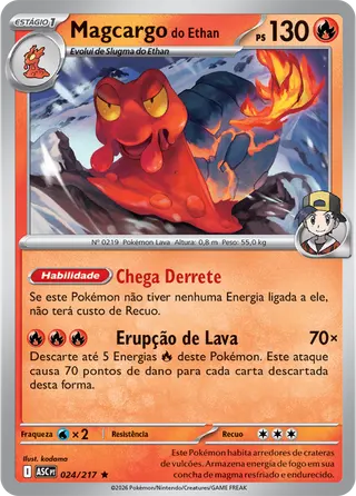 Carta Magcargo do Ethan