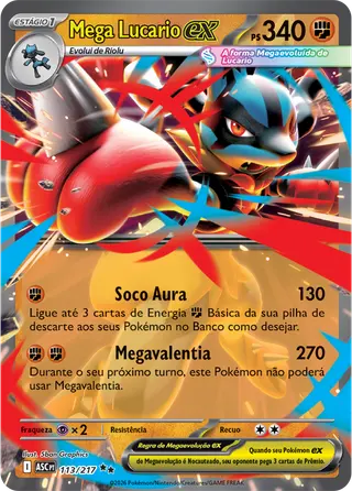 Carta Mega Lucario ex