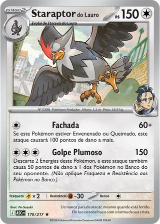 Carta Staraptor do Lauro